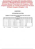 Test Bank for Accounting Principles 6th Canadian Edition (Volume 1) By Weygandt Kieso, Kimmel Trenholm, Kinnear Barlow (All Chapters, 100% Original Verified, A+ Grade) (Chapter 1-10)