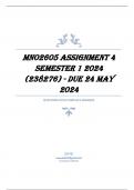 MNO2605 Assignment 4 Semester 1 2024 (238276) - DUE 24 May 2024