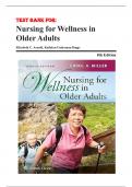  Nursing for Wellness in Older Adults 8th Edition by Carol A. Miller 9781496368287-Test Bank