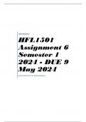 HFL1501 Assignment 6 Semester 1 2024 - DUE 9 May 2024