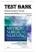  Medical-Surgical Nursing 10th Edition By Lewis, Bucher, Heitkemper, Harding, Kwong, Roberts Chapter 1-68-Test Benk