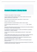 Prostart Chapter 4 Study Guide with complete solutions