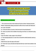 2024 NGN HESI RN EXIT V1, V2, V3, V4, V5, V6, V7, EXAM QUESTIONS AND ANSWERS, 100% VERIFIED NEWEST VERSION