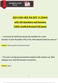 2024 HESI RN EXIT V1 EXAM & RETAKE EXAM WITH NGN QUESTIONS AND ANSWERS, 100% VERIFIED NEWEST VERSION.