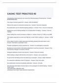 CAOHC TEST PRACTICE #2 QUESTIONS AND ANSWERS