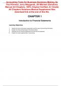 Solutions Manual With Test Bank for Accounting Tools for Business Decisions Making 8th Edition By Paul Kimmel, Jerry Weygandt, Jill Mitchell (All Chapters, 100% Original Verified, A+ Grade)