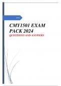 CMY1501 EXAM PACK 2024