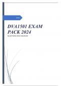 DVA1501 EXAM PACK 2024