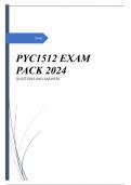 PYC1512 EXAM PACK 2024