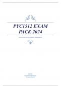 PYC1512 EXAM PACK 2024