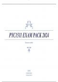 PYC1511 EXAM PACK 2024