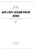 AFL1501 EXAM PACK 2024