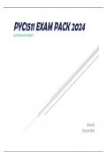 PYC1511 EXAM PACK 2024