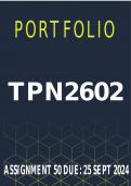 TPN2602 Assignment 50 2024