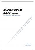 PYC1512 EXAM PACK 2024