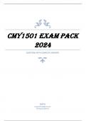 CMY1501 EXAM PACK 2024