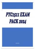 PYC1511 EXAM PACK 2024