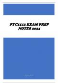 PYC1513 EXAM PREP NOTES 2024