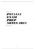 PYC1513 EXAM PREP NOTES 2024