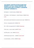 3CX BASIC CERTIFICATION EXAM 2024 NEWEST ACTUAL EXAM VERIFIED 100 QUESTIONS AND CCORRECT ANSWERS ALREADY GRADED A+. 3CX requires a ... in order to be setup - ANSWER- FQDN NAT translates ... IPv4 IP addresses to ... private IP adresses - ANSWER- Public, pr