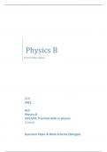 Combined  bundle Package  for Physics A & B Revision  materials.