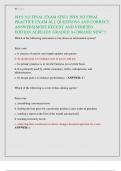 ISYS 363 FINAL EXAM SFSU/ ISYS 363 FINAL  PRACTICE EXAM ALL QUESTIONS AND CORRECT  ANSWERS| MOST RECENT AND VERIFIED  EDITION ALREADY GRADED A+| BRAND NEW!!!