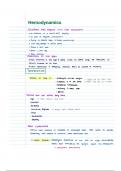 Summary of Hemodynamics for Fundamentals of Nursing NSG3100