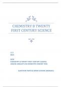 Complete Revision  package for Chemistry A and B Students.