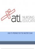 HOW TO PREPARE FOR THE MASTERY EXAM FOR ATI EXAMS 2024