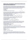 NREMT FINAL EXAM MEDICAL-OBSTETRICS-GYNECOLOGY QUESTIONS AND ANSWERS #15