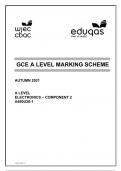 GCE A LEVEL MARKING SCHEME AUTUMN 2021 A LEVEL ELECTRONICS – COMPONENT 2 A490U20-1