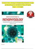 TEST BANK For Davis Advantage for Pathophysiology Introductory Concepts and Clinical Perspectives 2nd Edition by Theresa M Capriotti, All Chapters 1 - 46, Complete Newest Version