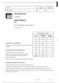 GCE AS/A level 1141/01 ELECTRONICS ET1