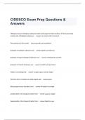 CIDESCO Exam Prep Questions & Answers