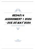 HED4814 Assignment 1 2024 - DUE 28 May 2024