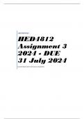 HED4812 Assignment 3 2024 - DUE 31 July 2024