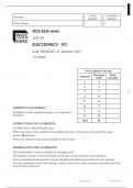 CE AS/A level 1141/01 ELECTRONICS – ET1