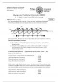 Übungen zur Praktischen Informatik I Prüfung 9