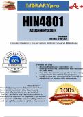 HIN4801 Assignment 2 (COMPLETE ANSWERS) 2024 - DUE 15 May 2024