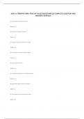 HEAT & TEMPERATURE TRUE OR FALSE QUESTIONS OE COMPLETE QUESTION AND ANSWER (VERIFIED