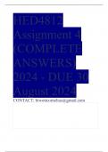 HED4812 Assignment 4 (COMPLETE ANSWERS) 2024 - DUE 30 August 2024