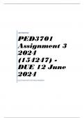 PED3701 Assignment 3 2024 (154247) - DUE 12 June 2024