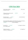 CPO Test 2024