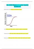 Bio 2200 Midterm 2 Latest Update  Graded A+