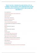 WSET LEVEL 2 WINES AND SPIRITS EXAMS WITH ACTUAL CORRECT QUESTIONS AND VERIFIED DETAILED RATIONALES ANSWERS LATEST 2024 ALREADY GRADED A+