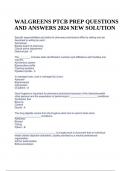 WALGREENS PTCB PREP QUESTIONS AND ANSWERS 2024 NEW SOLUTION