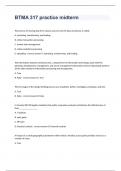 BTMA 317 Practice Exam Questions .
