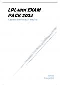 LPL4801 EXAM PACK 2024