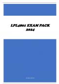 LPL4801 EXAM PACK 2024