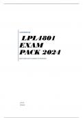 LPL4801 EXAM PACK 2024